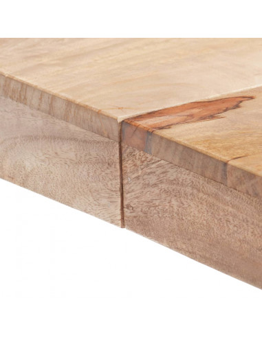 Tavolo da Pranzo 120x120x77 cm in Legno Massello di Mango