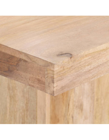 Tavolo da Pranzo 120x120x77 cm in Legno Massello di Mango