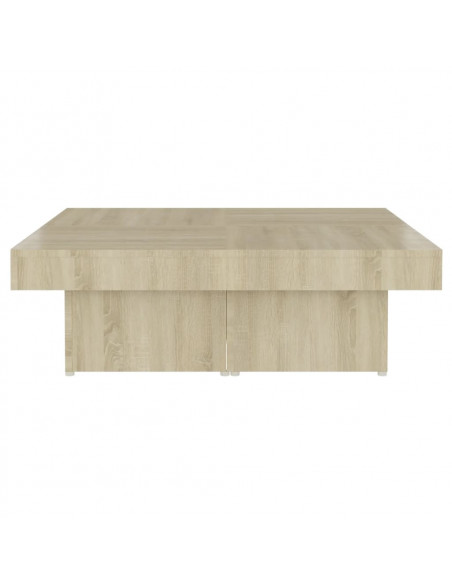 Tavolino da Salotto Rovere Sonoma 90x90x28 cm Legno Multistrato
