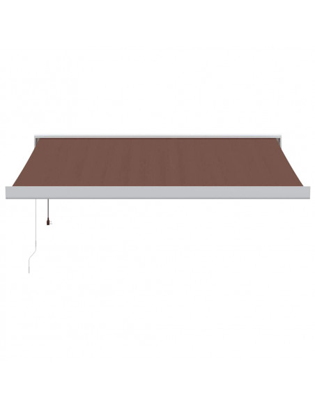Tenda da Sole Retrattile Automatica Marrone 350x250 cm