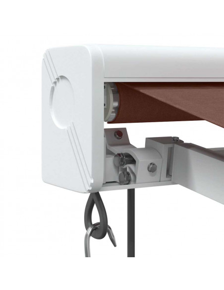 Tenda da Sole Retrattile Automatica Marrone 350x250 cm