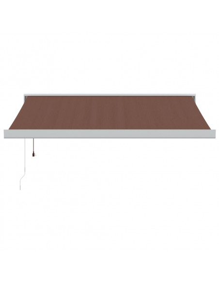 Tenda da Sole Retrattile Automatica Marrone 300x250 cm