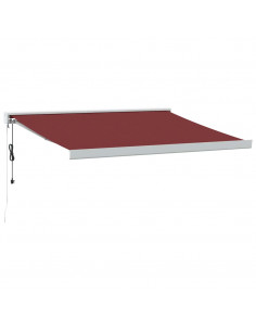 Tenda da Sole Retrattile Automatica Bordò 350x250 cm