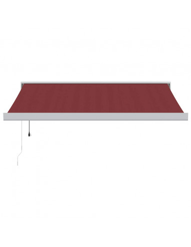 Tenda da Sole Retrattile Automatica Bordò 350x250 cm