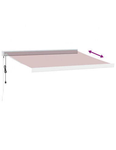 Tenda da Sole Retrattile Automatica Bordò 350x250 cm