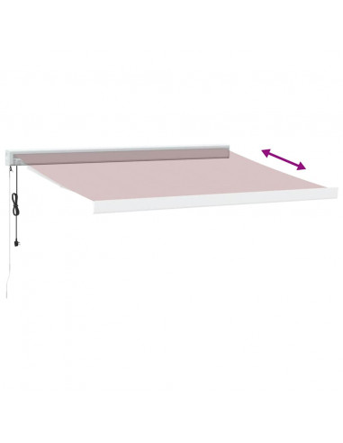 Tenda da Sole Retrattile Automatica Bordò 300x250 cm