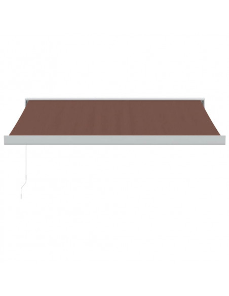 Tenda Sole Retrattile Manuale 350x250 cm Marrone