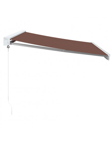 Tenda Sole Retrattile Manuale 350x250 cm Marrone