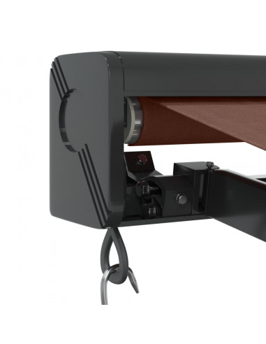 Tenda Sole Retrattile Manuale 350x250 cm Marrone