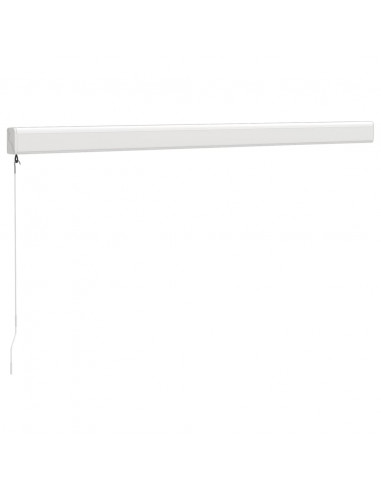 Tenda Retrattile Gialla e Bianca 3x2,5 m in Tessuto e Alluminio