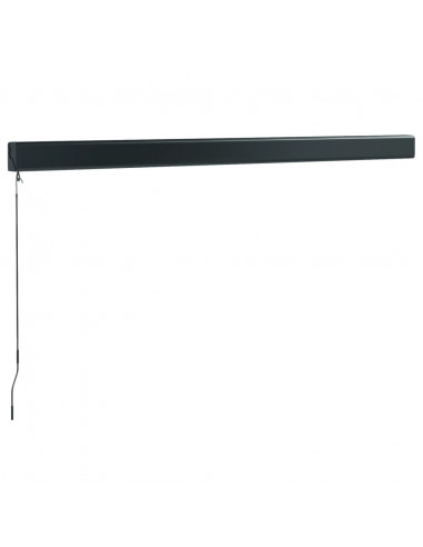 Tenda Retrattile Gialla e Bianca 3,5x2,5 m Tessuto e Alluminio