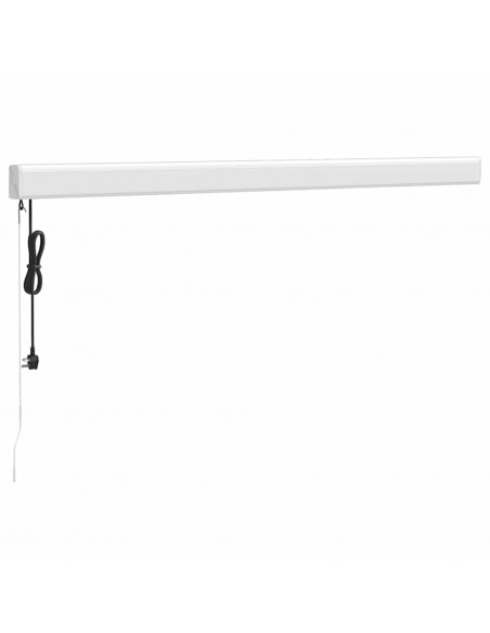 Tenda Retrattile Arancione Marrone 3,5x2,5m Tessuto e Alluminio
