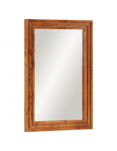 Set Mobili da Bagno 2pz in Legno Massello di Acacia