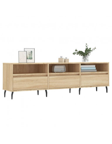 Mobile Porta TV Rovere Sonoma 150x30x44,5 cm Legno Multistrato