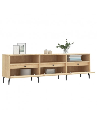 Mobile Porta TV Rovere Sonoma 150x30x44,5 cm Legno Multistrato