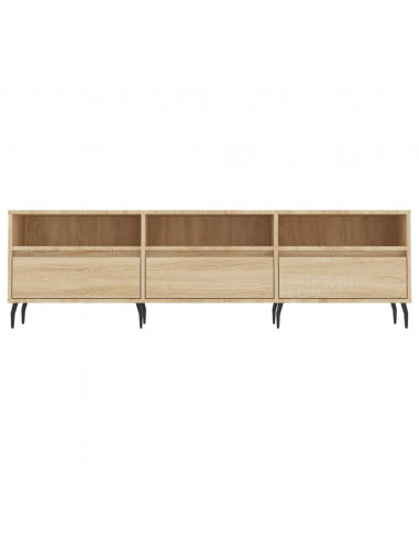 Mobile Porta TV Rovere Sonoma 150x30x44,5 cm Legno Multistrato