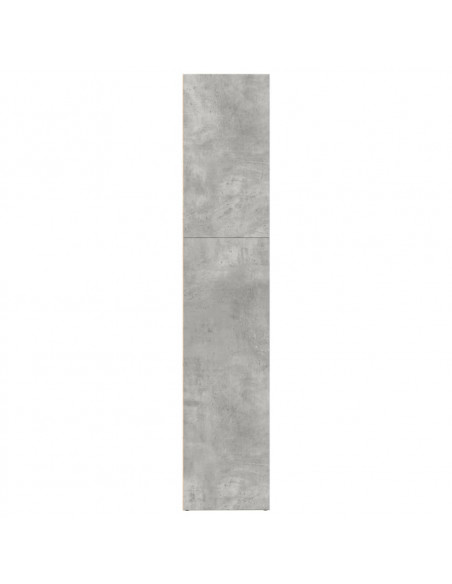Libreria Grigio Cemento 80x30x152 cm in Legno Multistrato