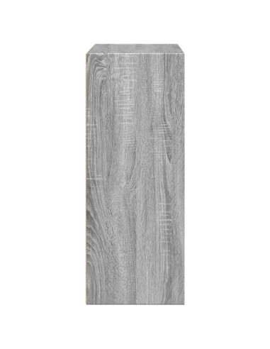 Libreria Grigio Sonoma 80x30x77 cm in Legno Multistrato