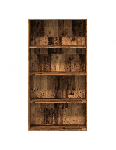 Libreria Legno Antico 80x30x152 cm in Legno Multistrato