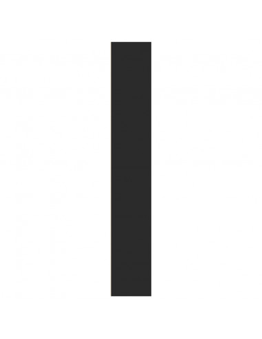 Libreria Nera 60x30x189 cm in Legno Multistrato