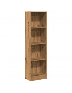 Libreria Rovere Artigianale 40x24x143 cm in Truciolato 2