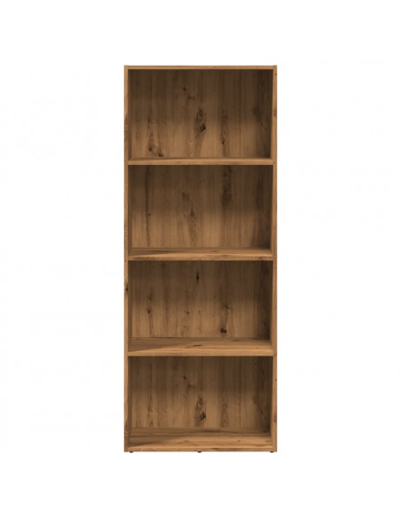 Libreria Rovere Artigianale 60x30x152 cm in Legno Multistrato