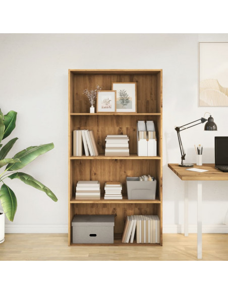 Libreria Rovere Artigianale 80x30x152 cm in Legno Multistrato