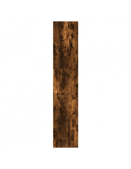 Libreria Rovere Fumo 80x30x152 cm in Legno Multistrato