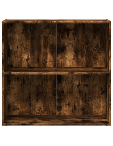 Libreria Rovere Fumo 80x30x77 cm in Legno Multistrato
