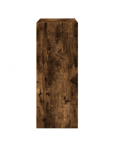 Libreria Rovere Fumo 80x30x77 cm in Legno Multistrato