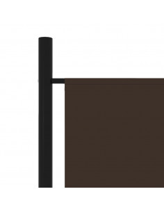 Paravento a 5 Pannelli Marrone 250x180 cm