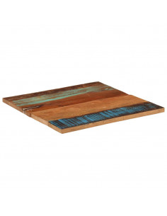 Piano Tavolo Quadrato 70x70 cm 25-27 mm in Legno di Recupero