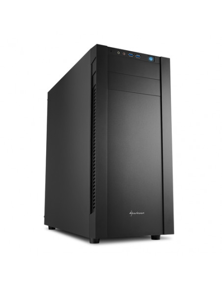 SHARKOON CASE, S25-V, ATX, 2XU3, 2x120, BLACK