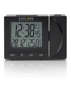 Sveglia Explore Scientific RDP1001BLK Multifunzione Radiocontrollata N