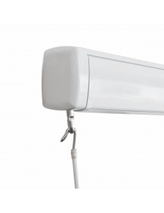 Tenda a Cassonetto Manuale 450x300 cm Blu e Bianca