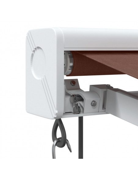 Tenda da Sole Retrattile Automatica Marrone 500x300 cm