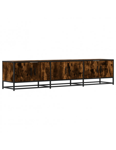 Mobile Porta TV Rovere Fumo 180x35x41 cm in Truciolato