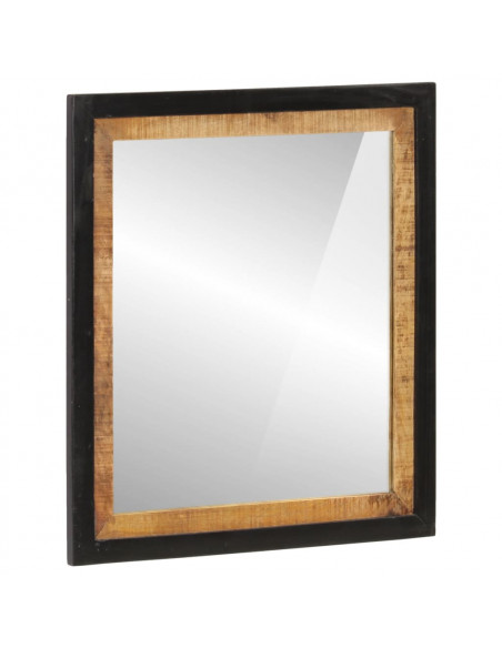 Set Mobili da Bagno 3 pz in Ferro e Legno Massello di Mango