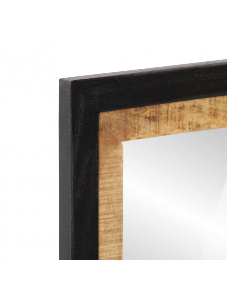 Set Mobili da Bagno 3 pz in Ferro e Legno Massello di Mango