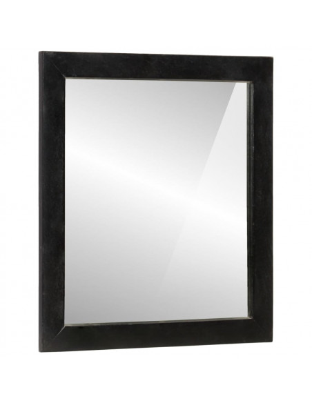 Set Mobili da Bagno 4 pz in Ferro e Legno Massello di Mango