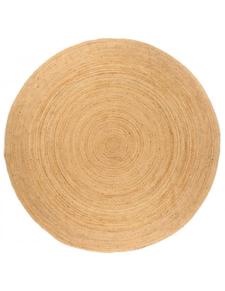 Tappeto in Juta Intrecciata 210 cm Rotondo