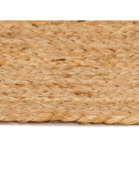 Tappeto in Juta Intrecciata 210 cm Rotondo