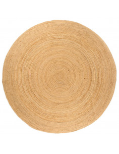 Tappeto in Juta Intrecciata 240 cm Rotondo 2
