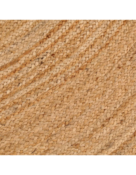 Tappeto in Juta Intrecciata 240 cm Rotondo