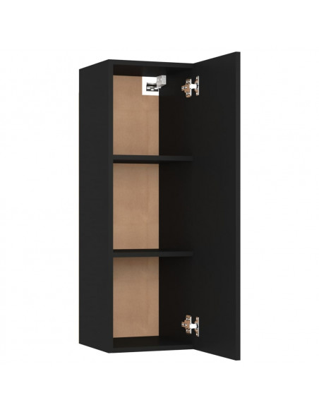Set di Mobili Porta TV 5 pz Nero in Legno Multistrato