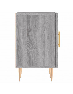 Mobile Porta TV Grigio Sonoma 150x30x50 cm in Legno Multistrato 2