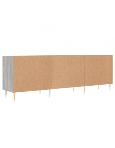 Mobile Porta TV Grigio Sonoma 150x30x50 cm in Legno Multistrato