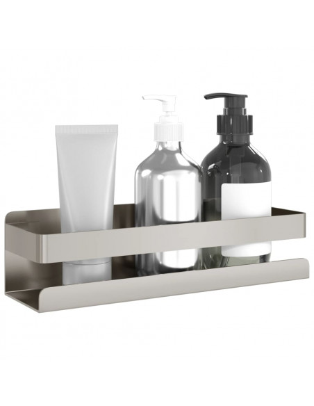Mensola per Doccia 23x6,5x6 cm in Acciaio Inox 304 Spazzolato