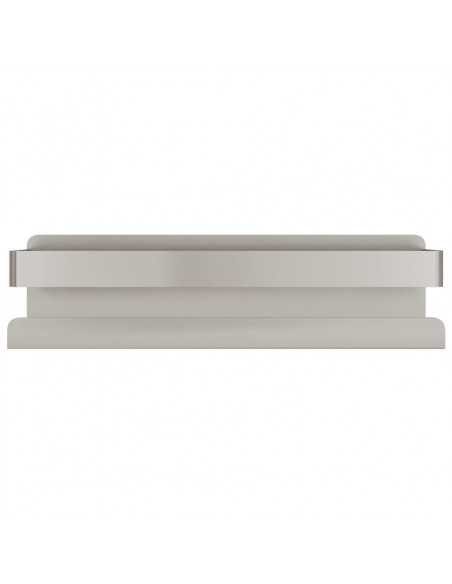 Mensola per Doccia 23x6,5x6 cm in Acciaio Inox 304 Spazzolato
