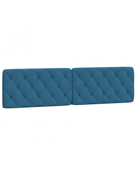Giroletto con Luci LED Blu 200x200 cm in Velluto